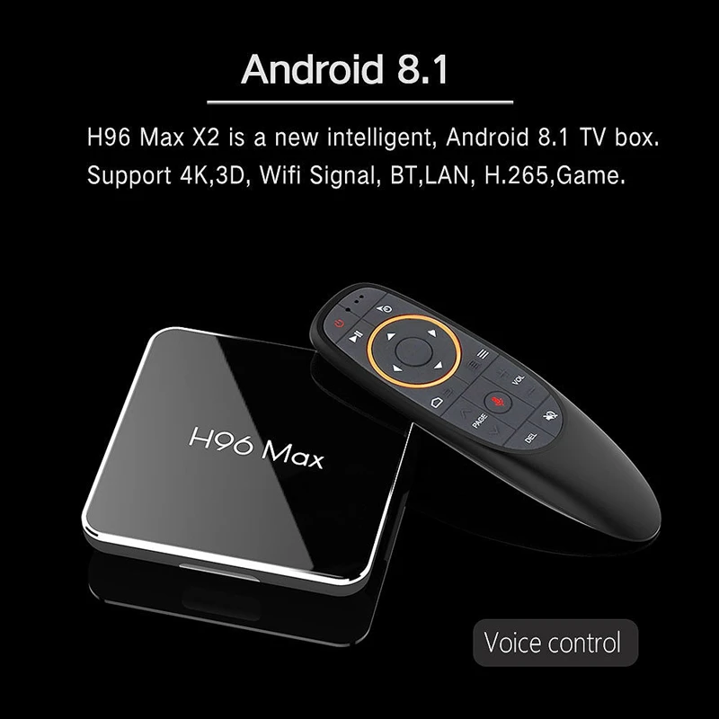 FFYY-Android 8,1 Amlogic S905X2 Smart Tv Box Lpddr4 2,4 Ghz и 5Ghz Wifi Bluetooth 4K 3D ТВ-приставка с вилкой для Google Eu