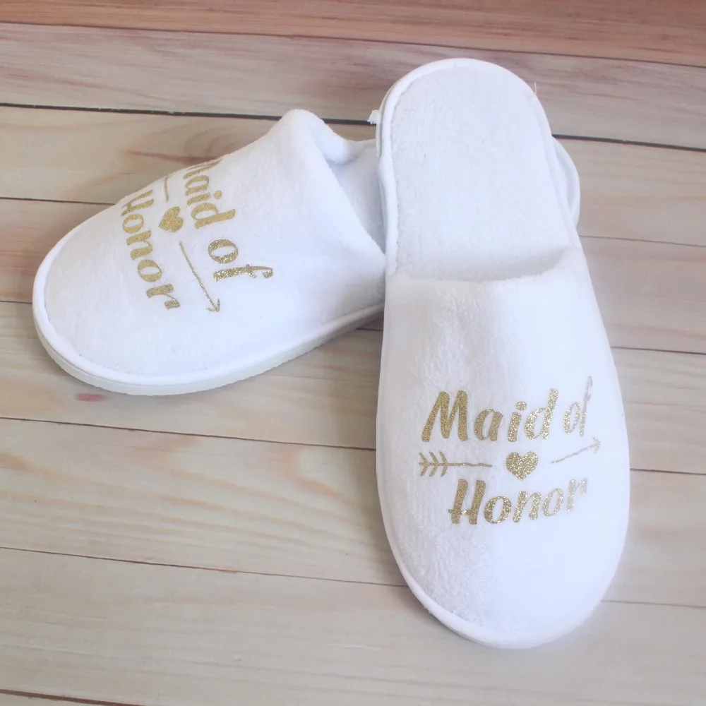 7 金色字母maid of honor