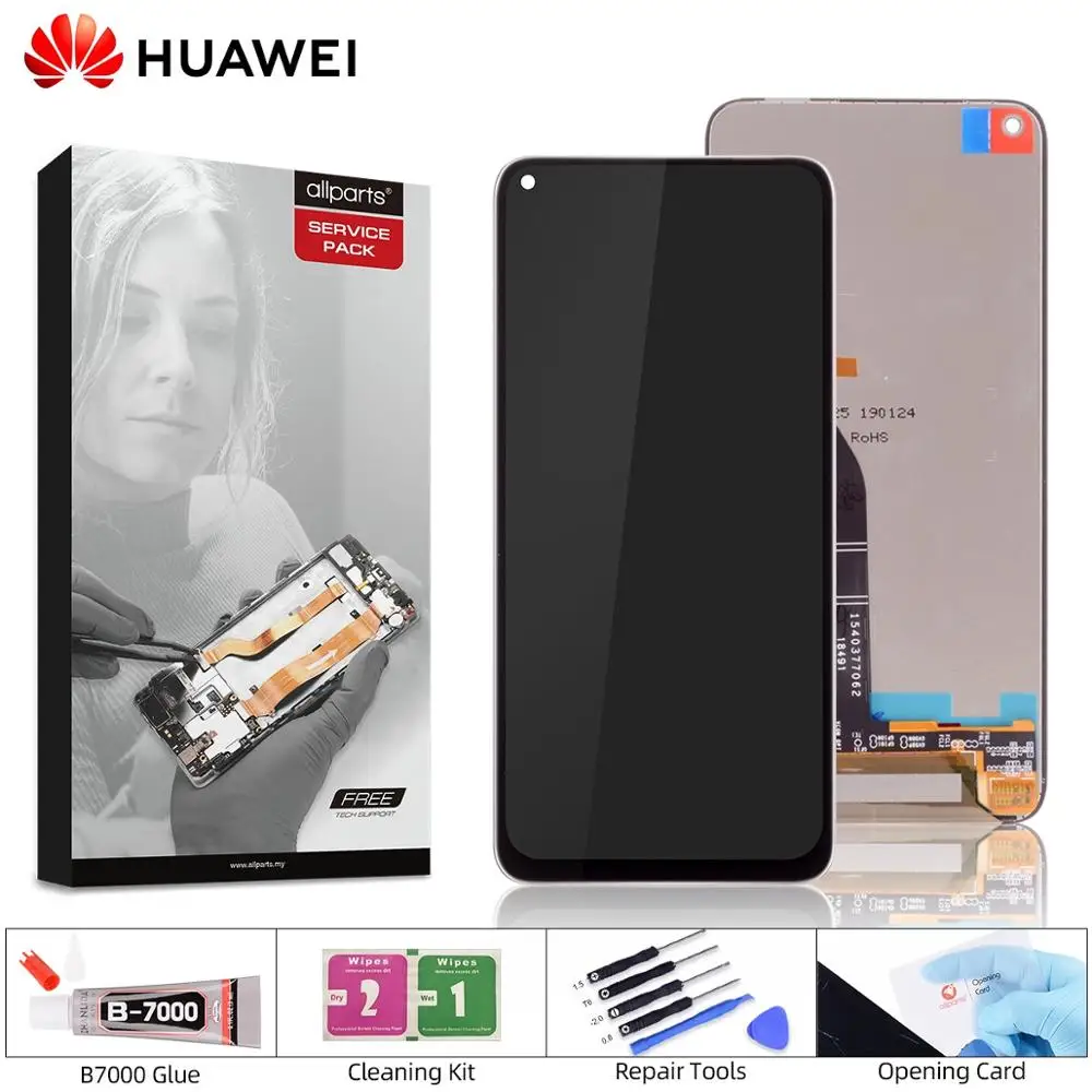 Cena Oryginalny LCD do Huawei Honor V20 wyświetlacz montaż digitizera ekranu dotykowego dla Honor V20 pokaż 20 wyświetlacz LCD PCT AL10 PCT L29