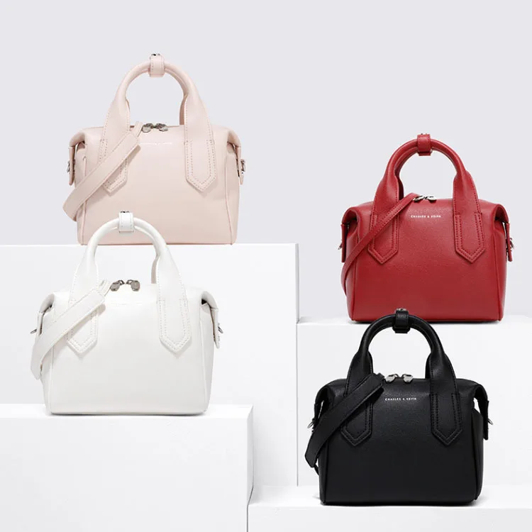 

Micro for 2019 New Style Boston Handbag Small CK2-50150617 Commuting Solid Color Shoulder Bag