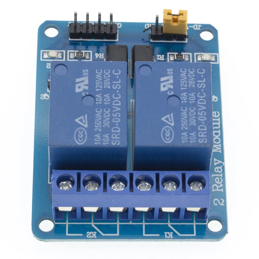 2 канальный релейный модуль постоянного тока 5 В для Raspberry Pi ARM AVR DSP оптовая продажа