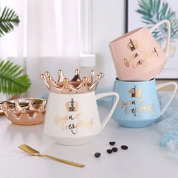 

Crown Theme Milk / Coffee Mugs Cartoon MultiColor Mugs Cup Kitchen Tool Gift