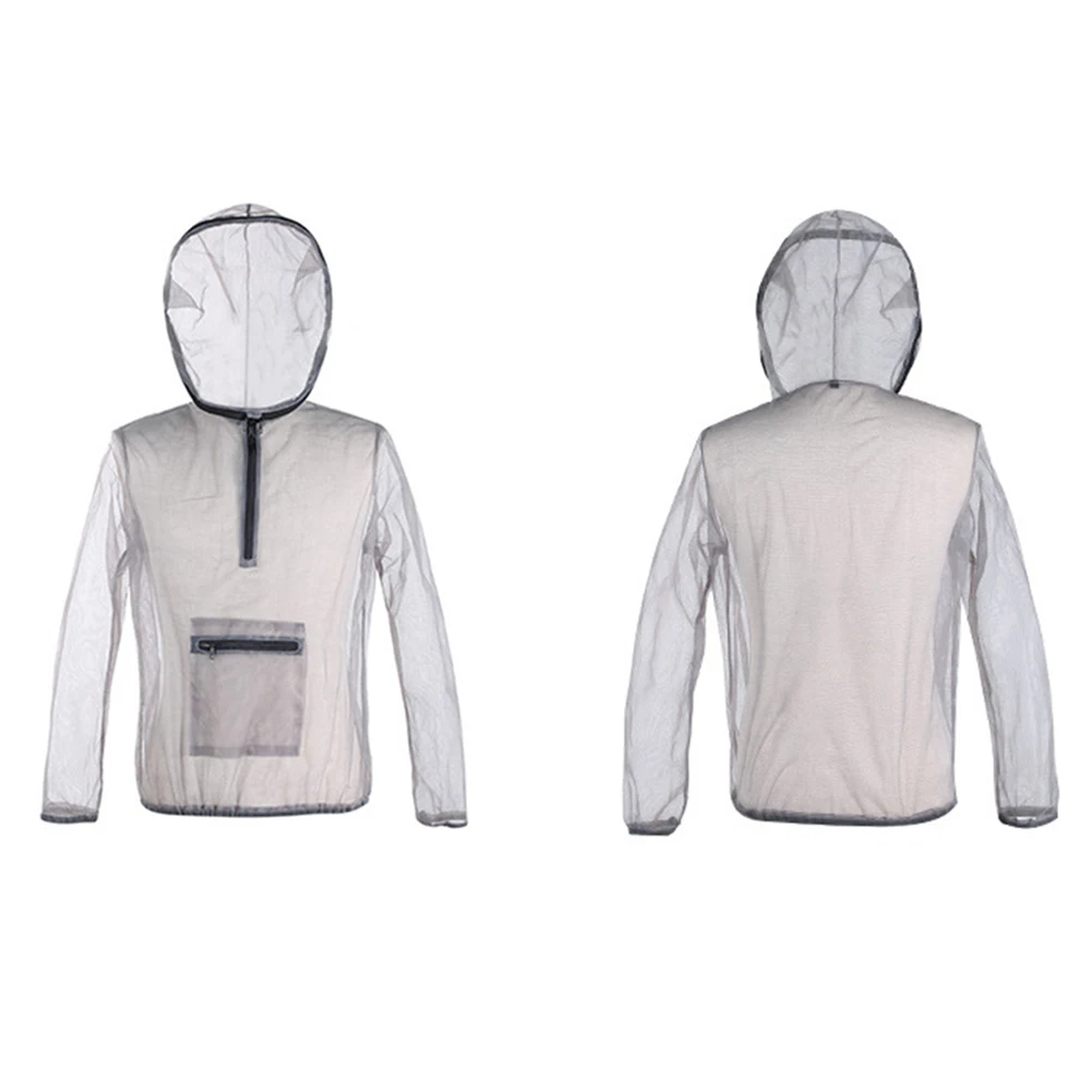 

Outdoor Climbing Mosquito Repellent Suit Anti Mosquito Clothes Hat Beekeeping Clothes Anti Fly Jacket Fishing Hunting Jacket