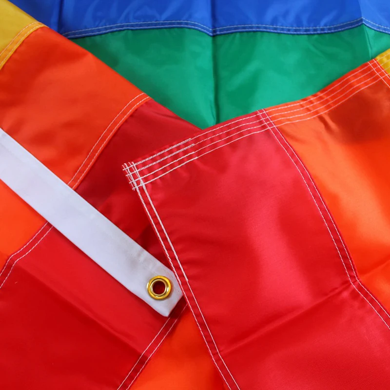 90x150 см цветной Радужный Флаг декоративный Баннер полиэстер гей парад баннеры ЛГБТ Прайд флаг для парада украшения дома