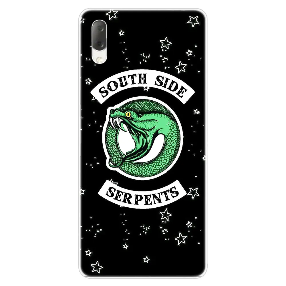 004 Ривердейл Southside Змеи Логотип Чехол для sony Xperia L1 L2 L3 X XA XA1 XA2 ультра E5 XZ XZ1 XZ2 компактный XZ3 M4 Aqua Z3 Z5 - Цвет: 004