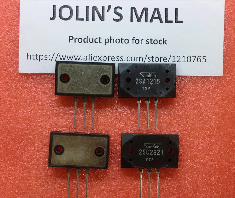 Sanken усилитель мощности компоненты 2SA1215 2SC2921 A1215 C2921 5 пар/лот