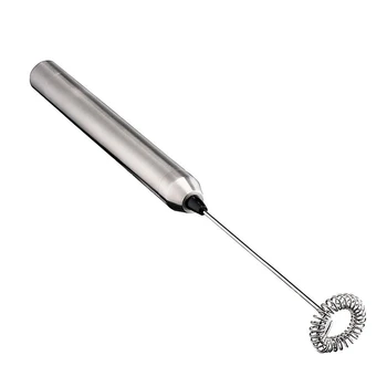 

Stainless Steel Milk Frother Electric Handheld Mixer Blender Milk Foamer Maker for Coffee Latte Cappuccino Hot Chocolate