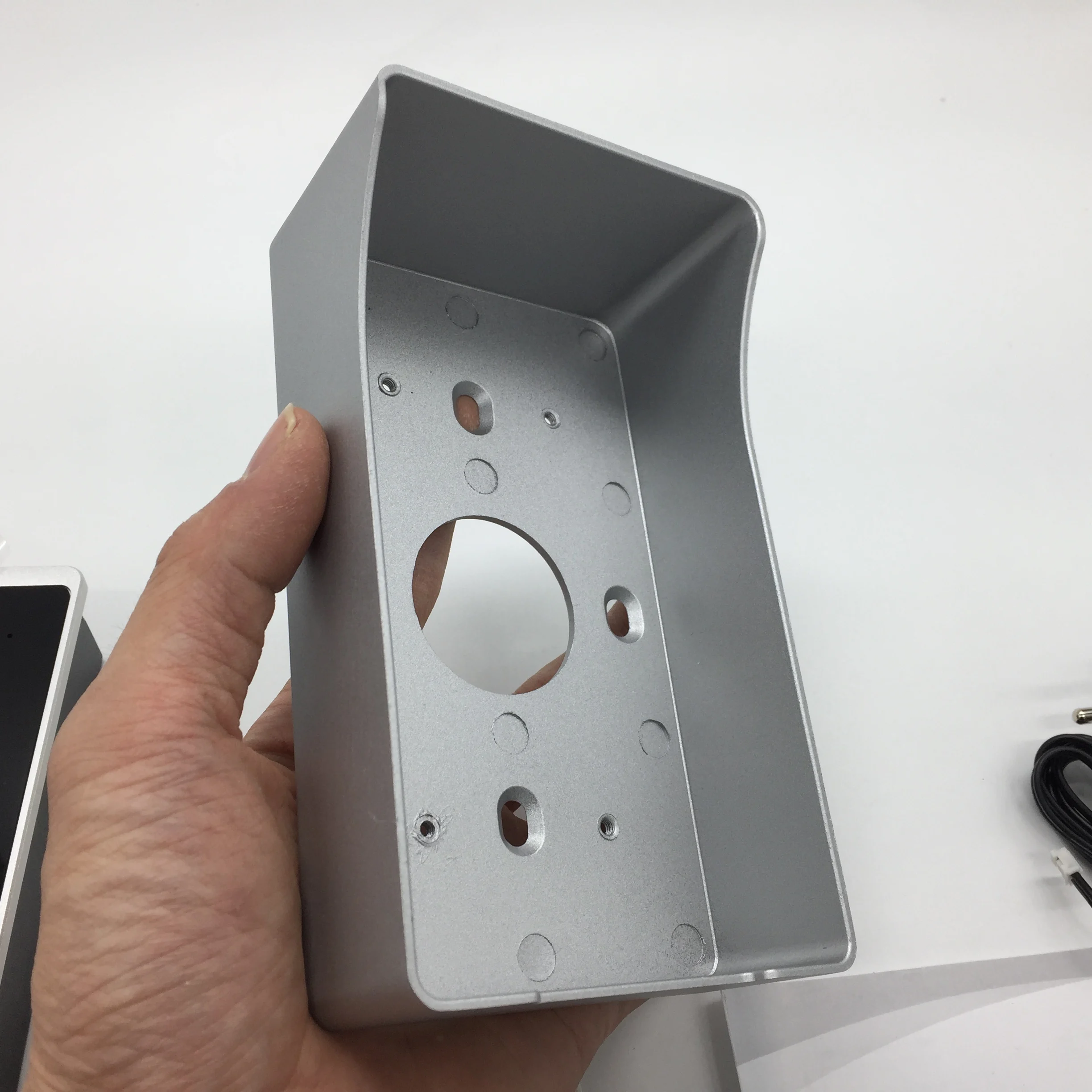 Видеодомофон система внутренней связи RFID система контроля доступа к двери комплект наружная камера 1 RFID пароль HD камера(металл