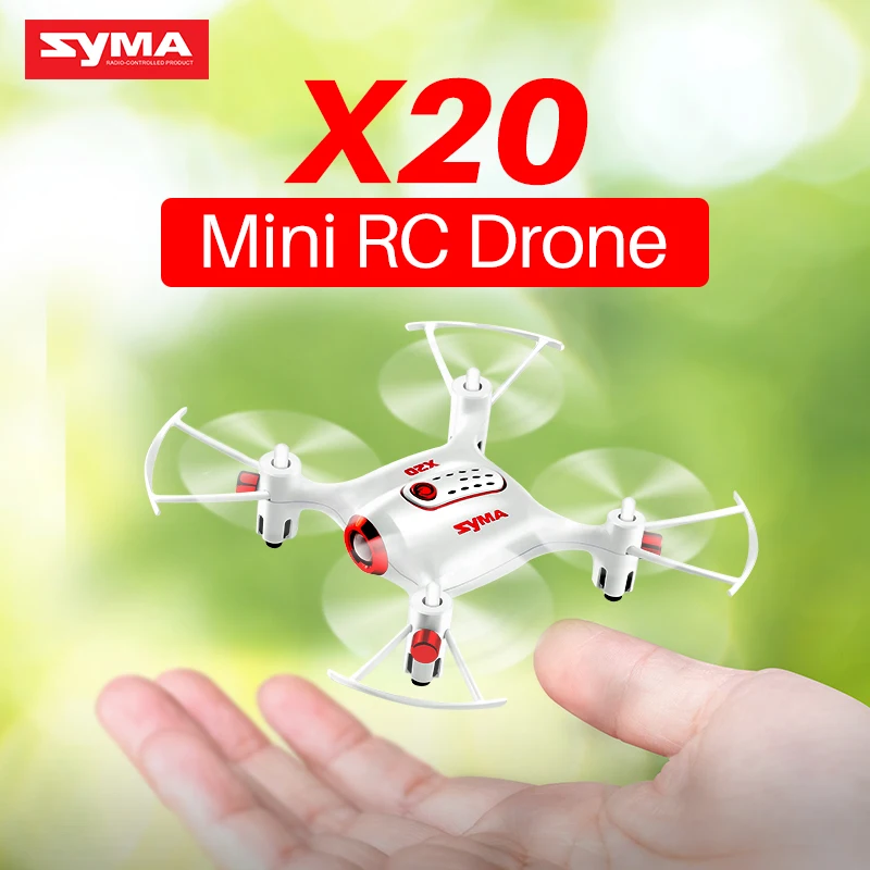 Оригинальный Syma X20 2 4G 4CH гироскоп Карманный Дрон Quacopter с безголовым режимом