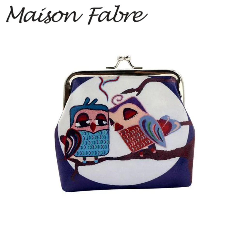 Maison fabre 2019 кошельки с персонажами мультфильмов животных сова обувь для девочек портмоне для женщин дамы маленький кошелек, кожаный детей