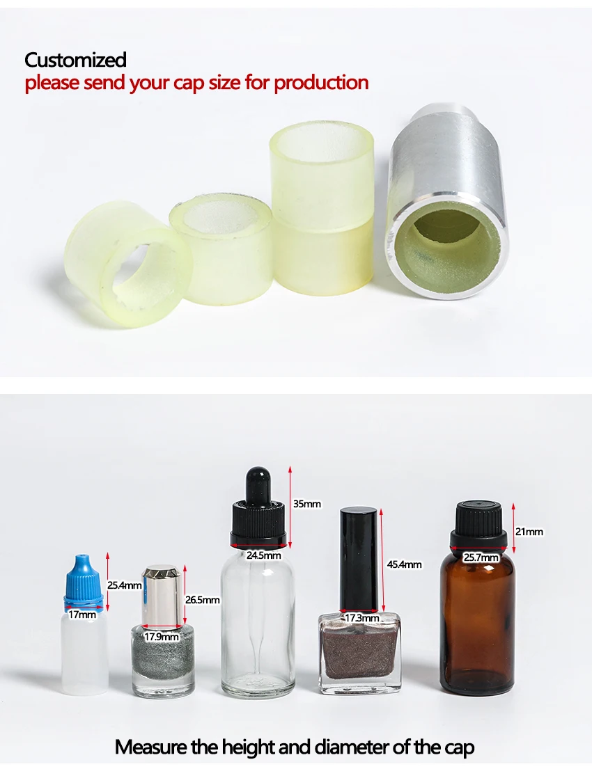 ZONESUN Capping Chuck Customized Spray Perfume Nail Polish Cap Chuck