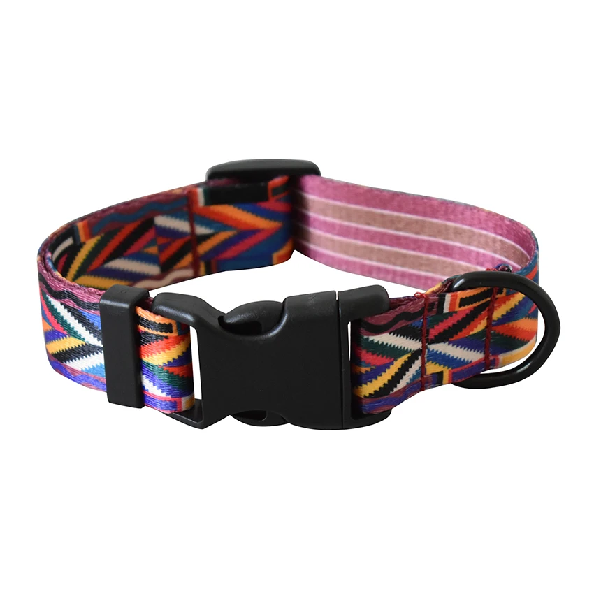 Iridescence Nylon Pet dog collar leash  Supplies For Small Pet Accessories dog collar automatic retractable 