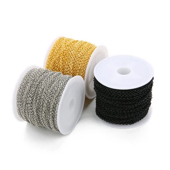 

4Pcs 10 Yards Tail Extender Chain Beads Chains Jewelry Wire Chain For