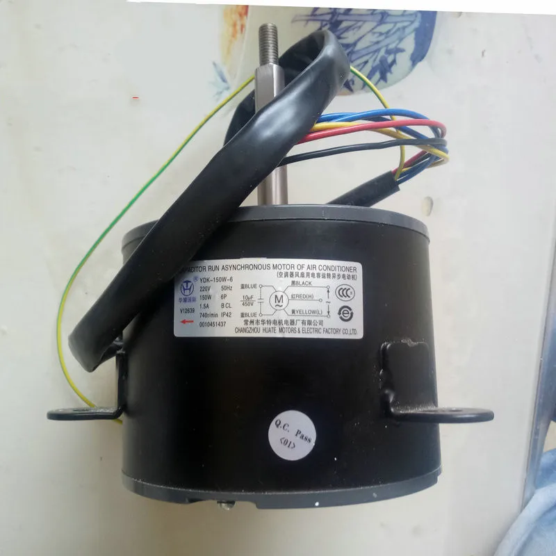 

For Haier Central Air Conditioner 5 External Motor YDK150-6 YDK-150W-6 0010451437 New Price negotiable