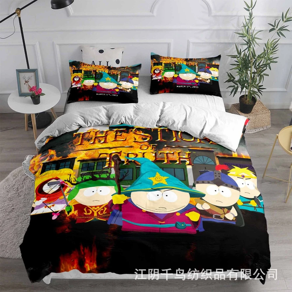 top Bedding Sets Bedding Sets South Cartoon Park Australia /Europe/USA Full Queen King Size Quilt Duvet Cover Pillow Case 2-3 Pieces Sets duvet covers