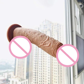 20cm Flexible Realistic Dildo Suction Cup Sex Toy For Women G Spot Vagina Stimulator Anal Butt Plug Female Masturbation Sex Shop 2