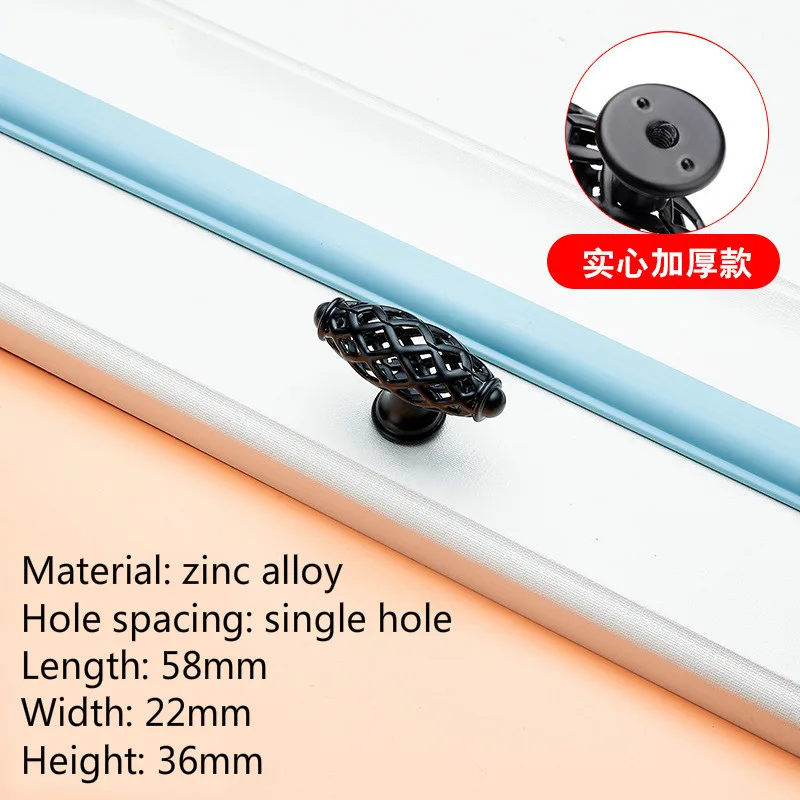 F1 style single hole Черный американский цинковый сплав ручка шкаф Современная дверная ручка минималистичный домашний ящик шкаф для обуви - Цвет: F1 style single hole