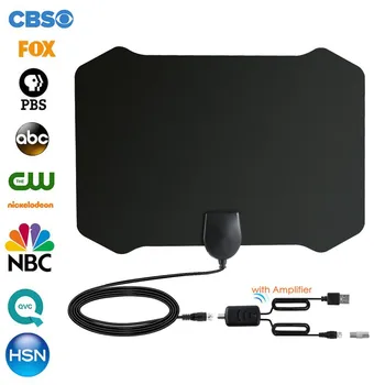

Top New Amplified HD Digital TV Antenna 4K 1080P VHF UHF Freeview Local Channels Support For NBC/FOX/CBS/ABC/PBS