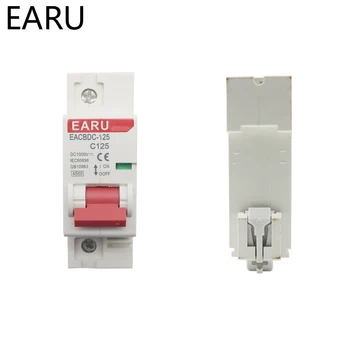 

DC 1000V 125A 1P Solar Mini Circuit Breaker Overload Protection Switch 80A 100A 125A 1P DC1000V MCB for Photovoltaic PV System