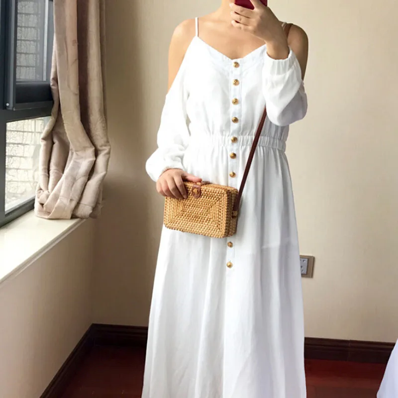 Маленькая круглая сумка ручной работы из ротанга квадратная соломенная для