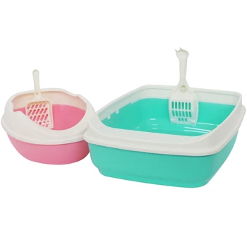 

Cat Sand Pot Semi-closed Large Toilet Small Dung Single Layer