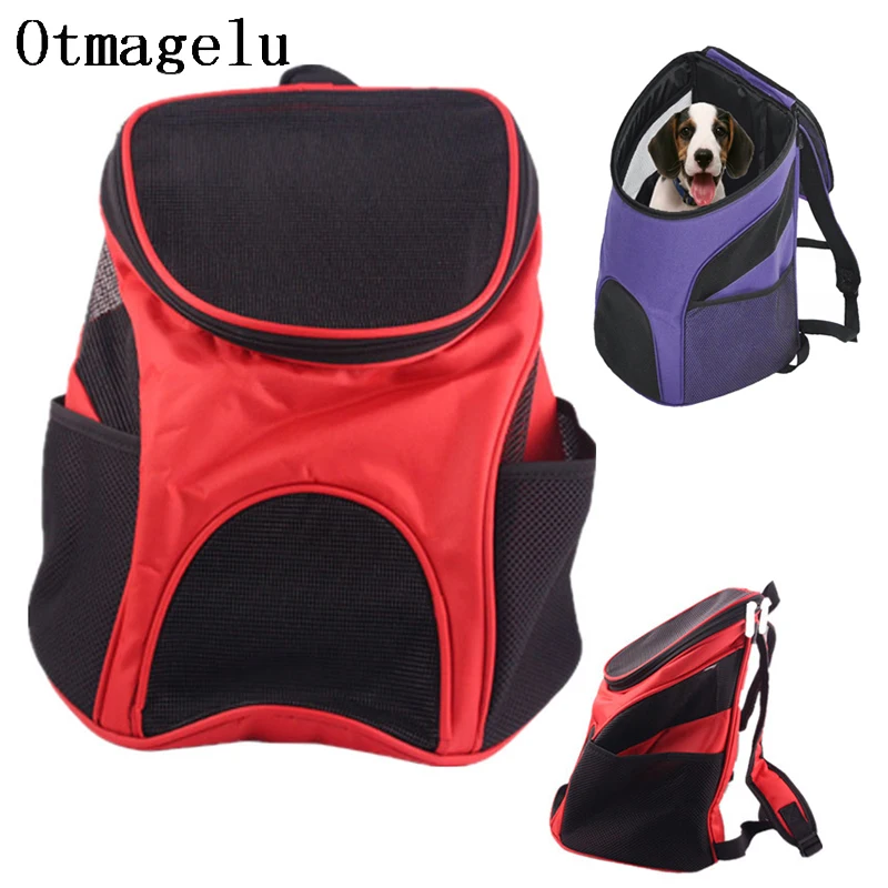 Protable Pet Carrier Cozy Travel Outdoor Mesh Pet Backpack Carry Bag