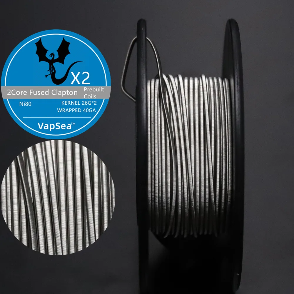 5m/Roll A1 Juggernaut Alien Fused Clapton Wire For RDA RBA Rebuildable Tank Heating Wires RTA Prebuilt Coil | Электроника