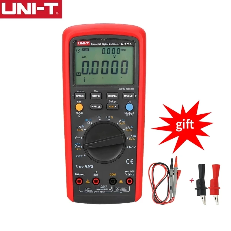 Цифровой мультиметр UNI-T True RMS UT171A UT171B UT171C проверка диодов измерения проводимости