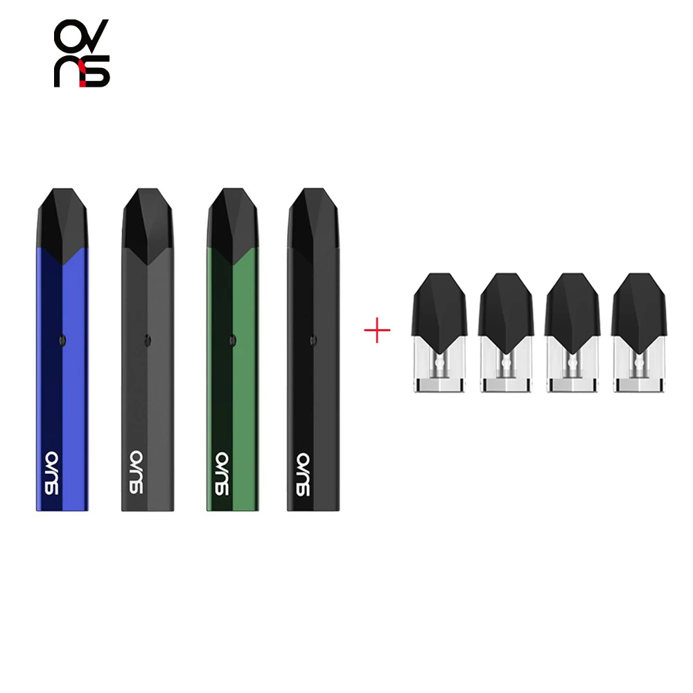 Оригинальный OVNS Saber II Vape Pod Комплект добавить 4 шт. картридж 1 5 мл многоразовый