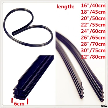 

car Bracketless Windshield Rubber Wiper Wash Blade Refill for Fiat Punto Palio Uno Idea Bravo Sedici Grande Tipo Qubo Panda Mobi