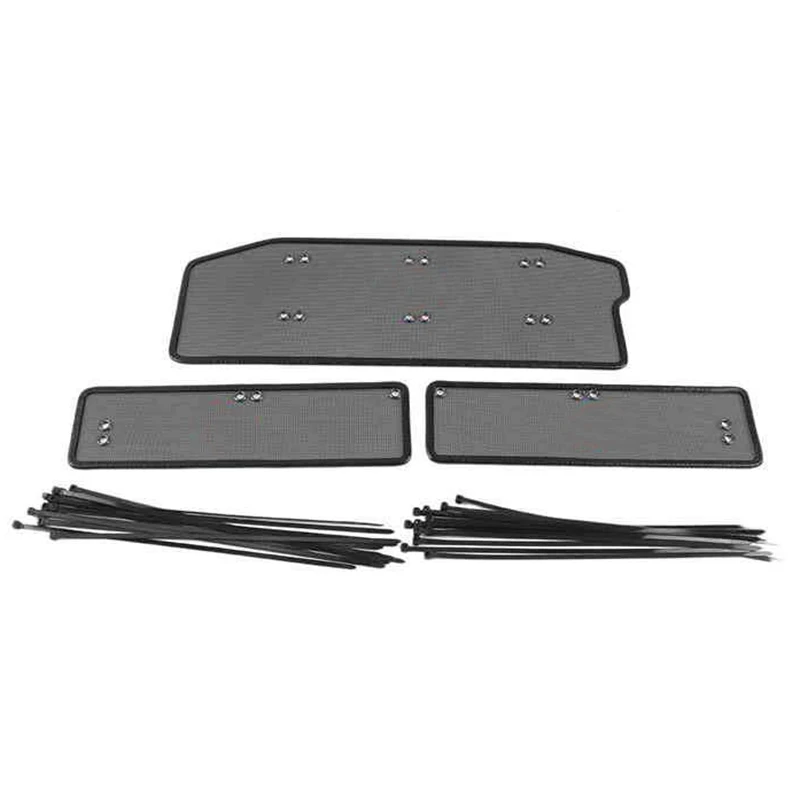 

Lapetus Front Screening Mesh Front Grille Insert Net Protection Kit Cover Trim For Mitsubishi Outlander 2013- 2019 Accessories