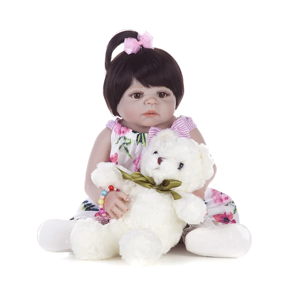 Pickwoo bebes кукла-реборн 48 см куклы для маленьких девочек Мягкие силиконовые Boneca reborn Brinquedos Bonecas детские подарки игрушки