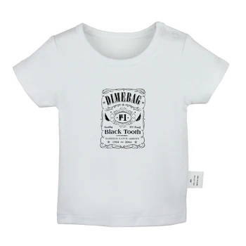 

DIMEBAG DARRELL WHISKEY MY CHEMICAL ROMANCE Design Newborn Baby T-shirts Toddler Graphic Solid Color Short Sleeve Tee Tops