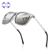 Бренд VCKA, унисекс, Ретро стиль, алюминиево-магниевые солнцезащитные очки, поляризационные линзы, винтажные очки, аксессуары, UV400, солнцезащитные очки для мужчин/женщин