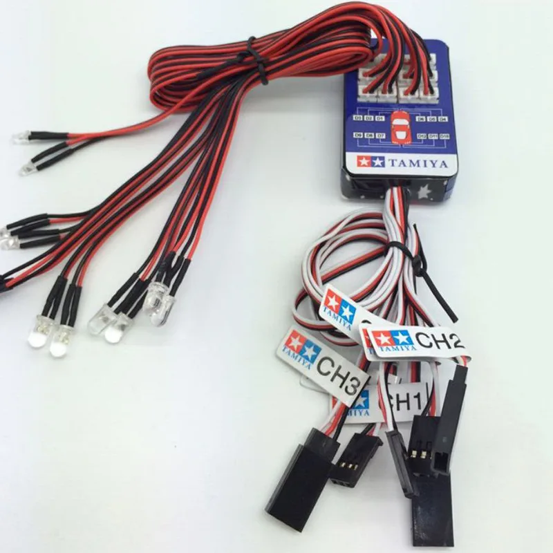 Remote control model car 12 Led light group, Tamiya RC car