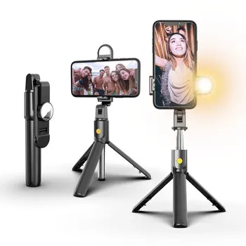 

Bluetooth Selfie Stick Camera Self-Timer Artifact Rod For IPhone/ Xiaomi / Huawei Handphone Live Photo Holder Tripod Mini Trip