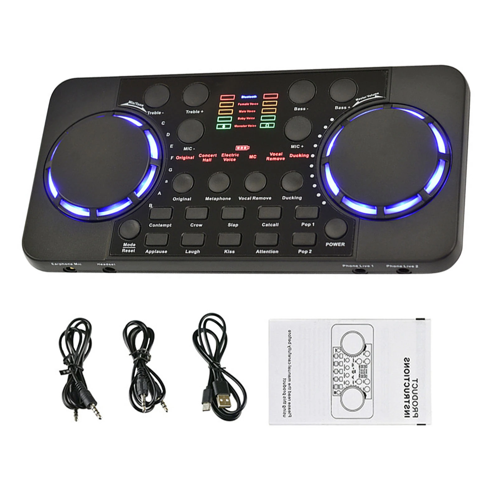 V300 Pro Live Streaming Sound Card 10 Sound Effects 4.0 Audio Interface  Mixer For Dj Music Studio Recording Karaoke - Pro Audio Recording -  AliExpress
