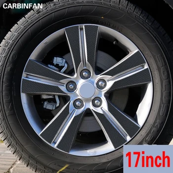 

17 Inch Carbon Fiber Car Wheel Mask Stickers Tire Sticker For Kia Sportage R Sticker 40pcs Car Accessories