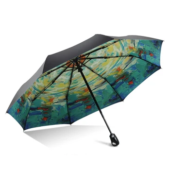 

Folding Automatic Umbrella Princess Creative Paraguas Proteccion Solar Sunscreen Sun Paraguas Plegable Rain Umbrellas 50D0097