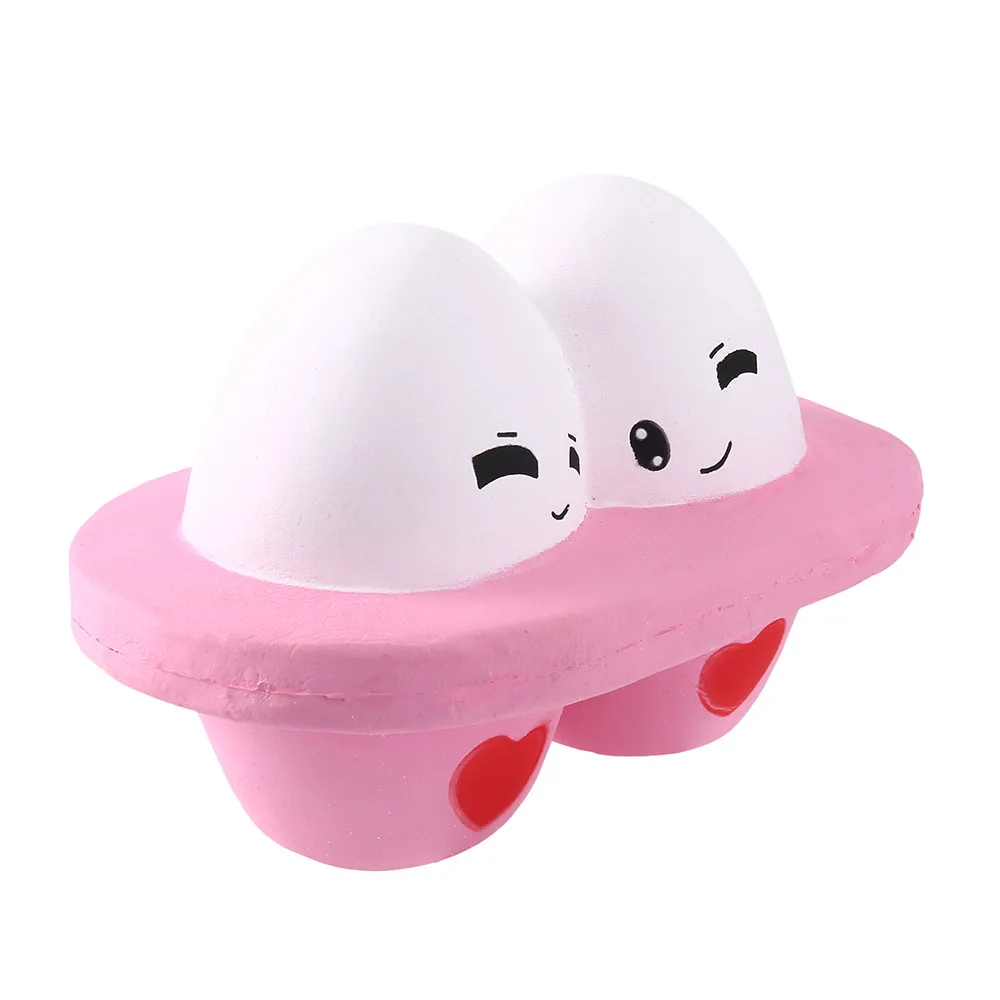 Kawaii Мультфильм симпатичное яйцо мягкое медленно поднимающийся крем ароматизированный снятие стресса игрушка Sept 19