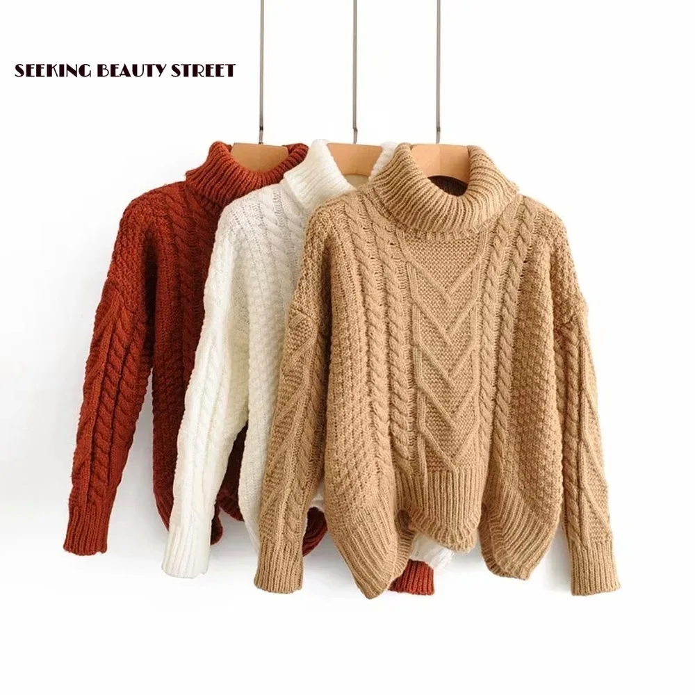 Blusas mujer de moda 2019 свитер женский зимний уродливый Jiahou толстый |