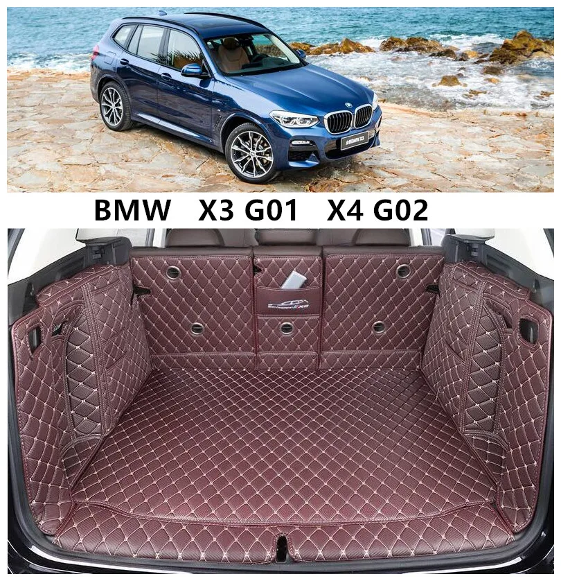 Для BMW X3 G01 X4 G02 2018 2019 2020 2021 + коврики для багажника коврик защиты пола |
