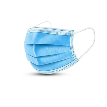 

50 Pcs Three Layers Masks Disposable Protection Personal Health 3-Ply Face Earloop and Nose Clip Breathability Comfort Mark