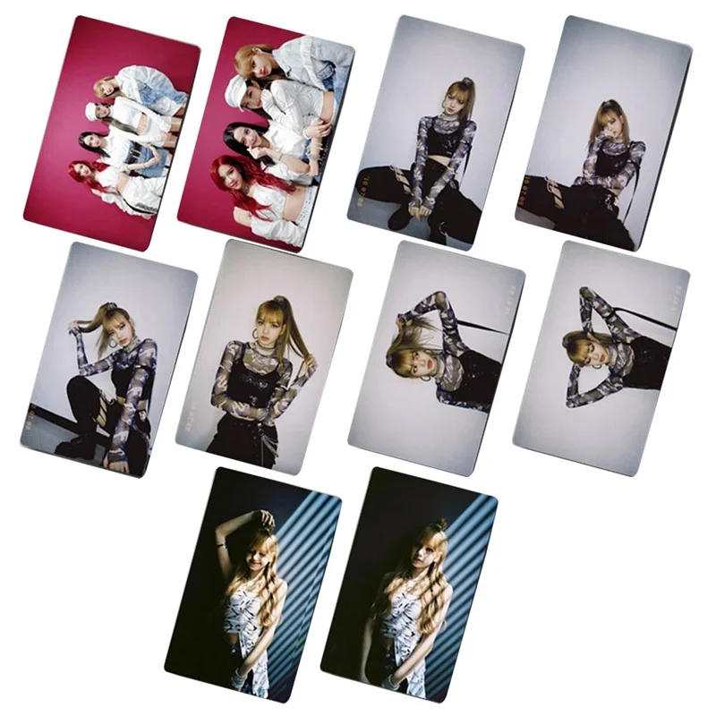 10 шт./компл. Kpop Blackpink квадратный фото карты фотокарточек плакат альбом ломо карты