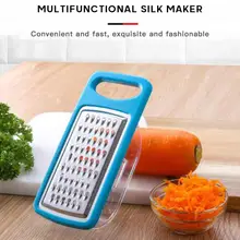 1PC râpe à fromage pratique en acier inoxydable coupe-fromage avec conteneur multifonctionnel manuel pomme de terre légumes râpe outil