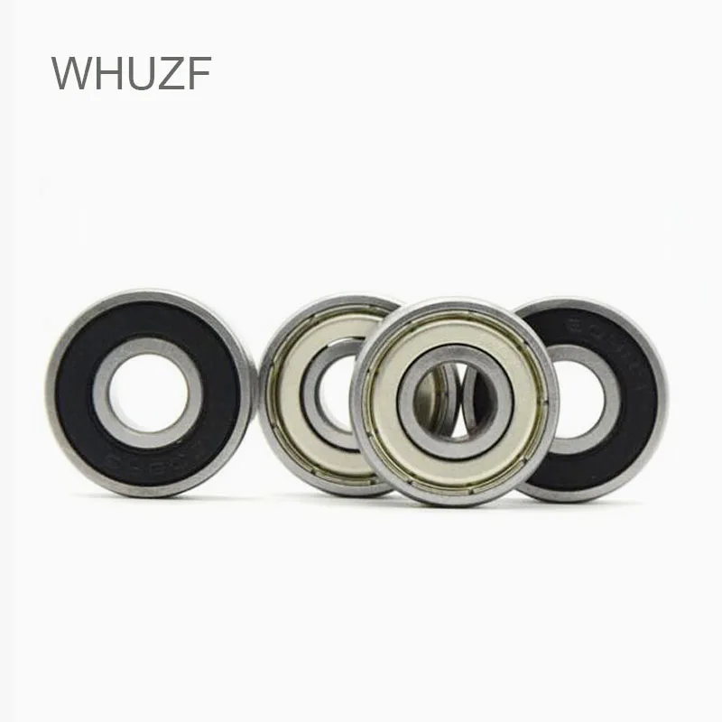 WHUZF R8-2RS Bearing 12.7x28.575x7.938mm ABEC-3 (10PCS ) Inch Miniature R8 2RS Ball Bearings