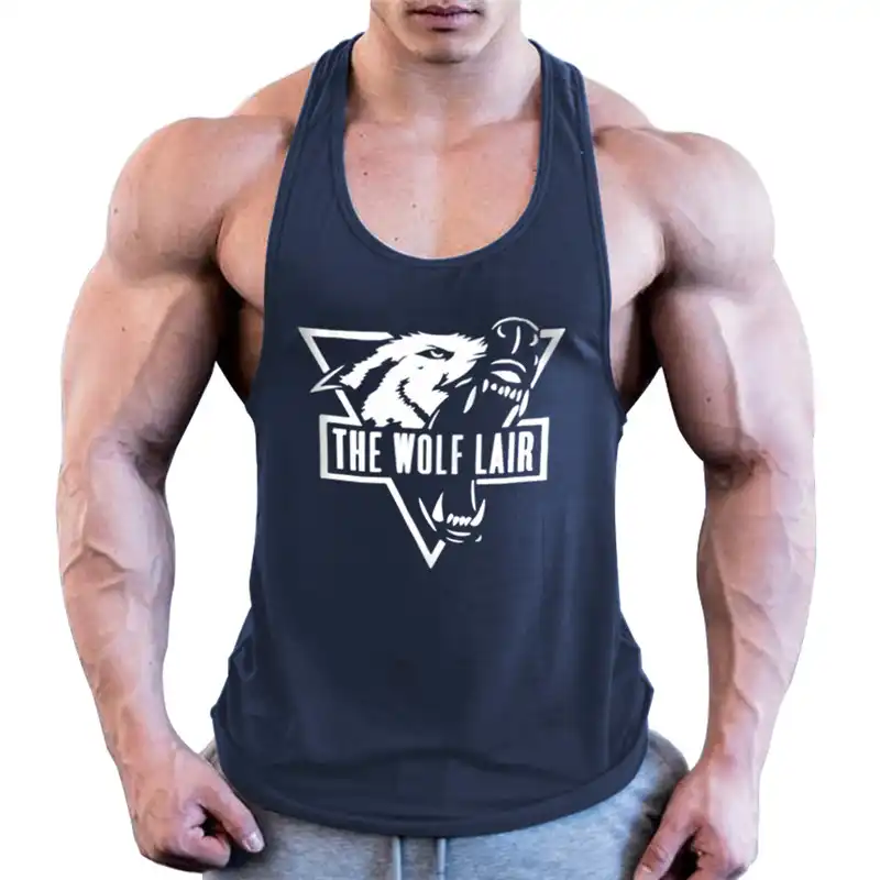 camiseta sin manga hombre gym