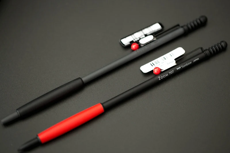 Красная точка дизайн премия японский Tombow Zoom 707 стрекоза металлический корпус