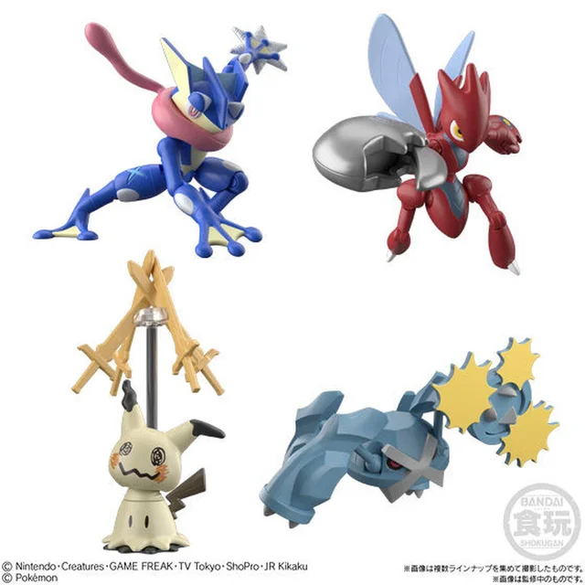 Bandai Genuine Gashapon Pokemon Anime Action Figures Charizard Blaziken Figurine Kids Toys Model Doll Boxs Egg Collections Gifts 3