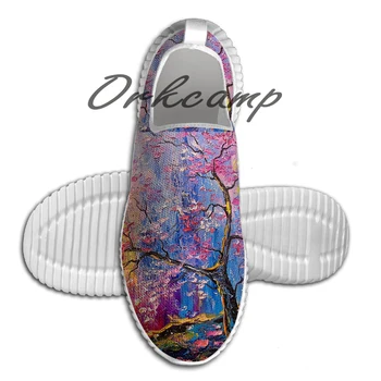 

Sakura bloom butterflies in peach pink watercol Running Shoes Walking Shoes Summer Comfortable light weight Jogging Yoga shoes